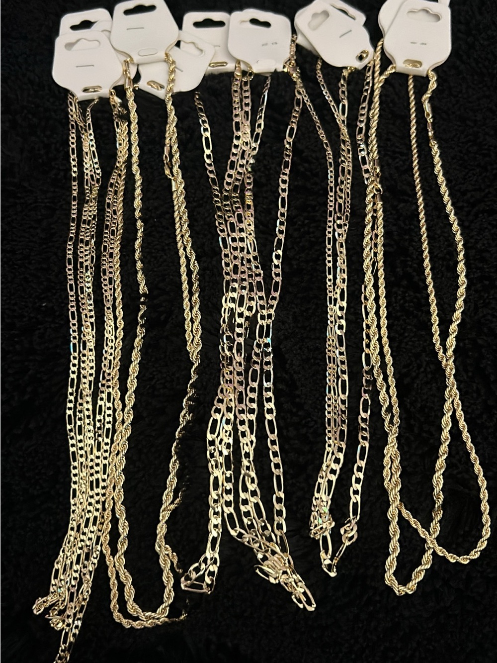 14K Gold-Plated Women's Chain Necklace - Elegant Link Styles ($20 EACH)